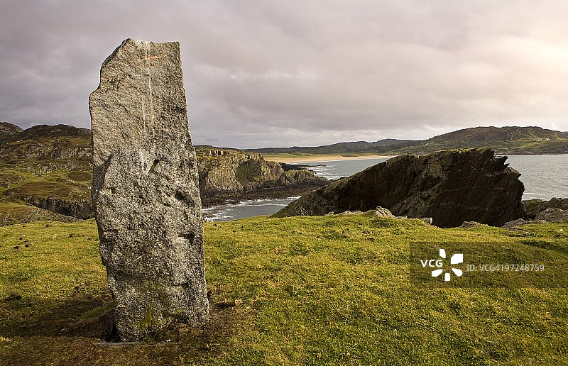 苏格兰内赫布里底群岛基洛兰湾图片素材