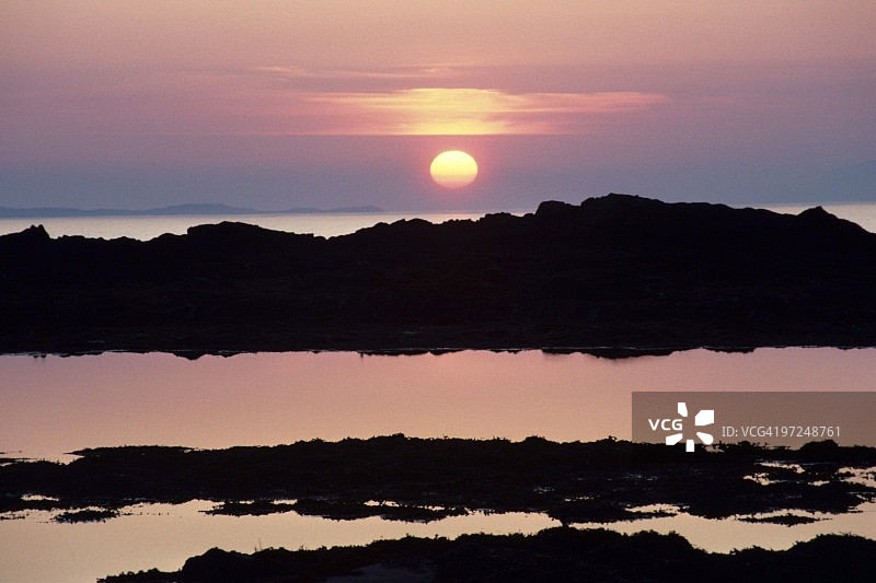 苏格兰高地洛哈伯的阿德纳默克汉半岛图片素材