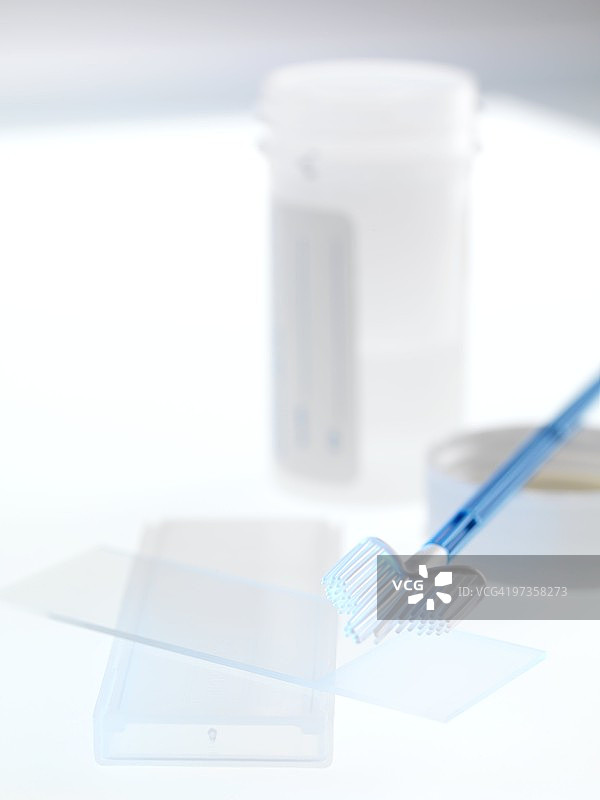 宫颈刮片检查设备图片素材