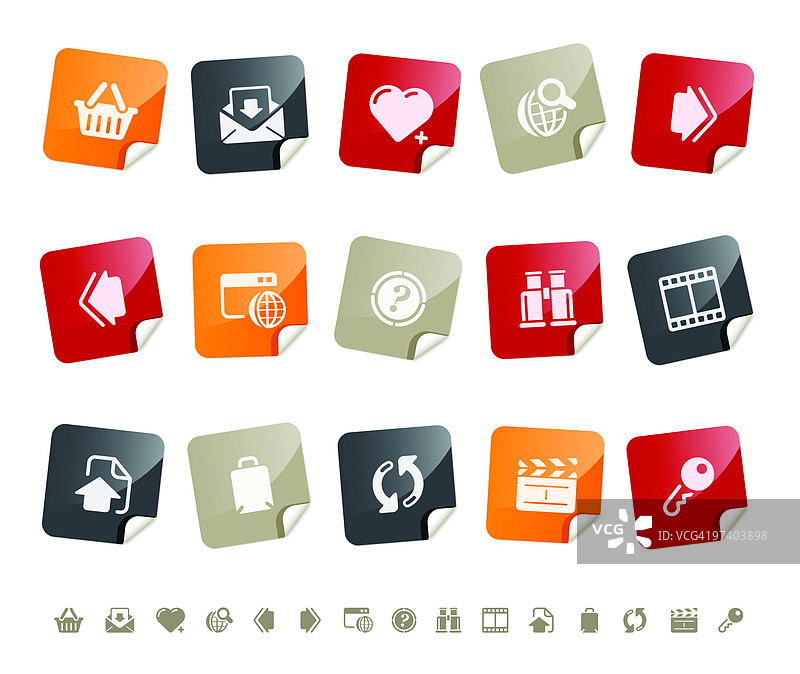 网络和互联网图标图片素材