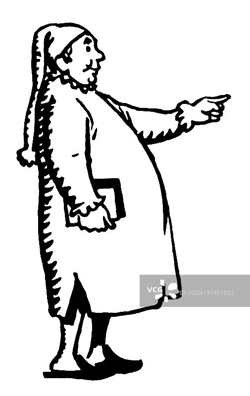 穿着睡衣准备入睡的男子图片素材