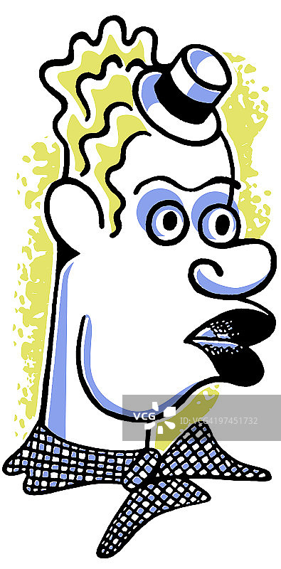 小丑插画图片素材