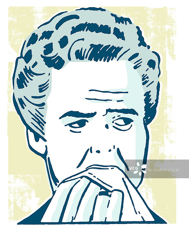 复古风格的女人肖像图片素材