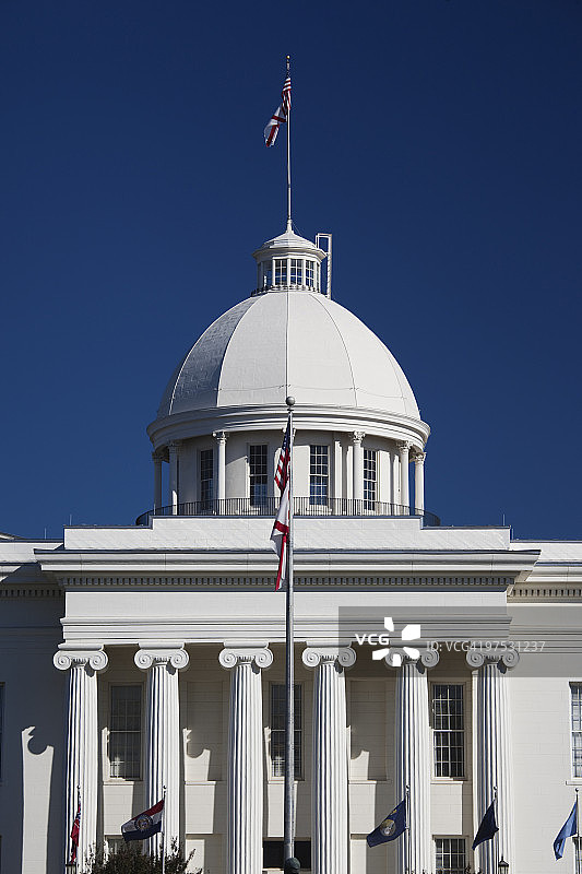 阿拉巴马州议会大厦，建于1851年图片素材