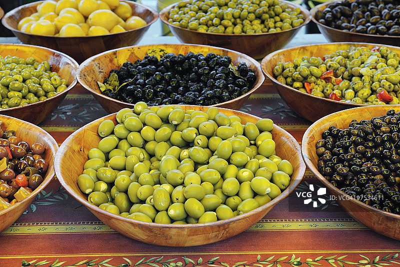 橄榄摊位图片素材