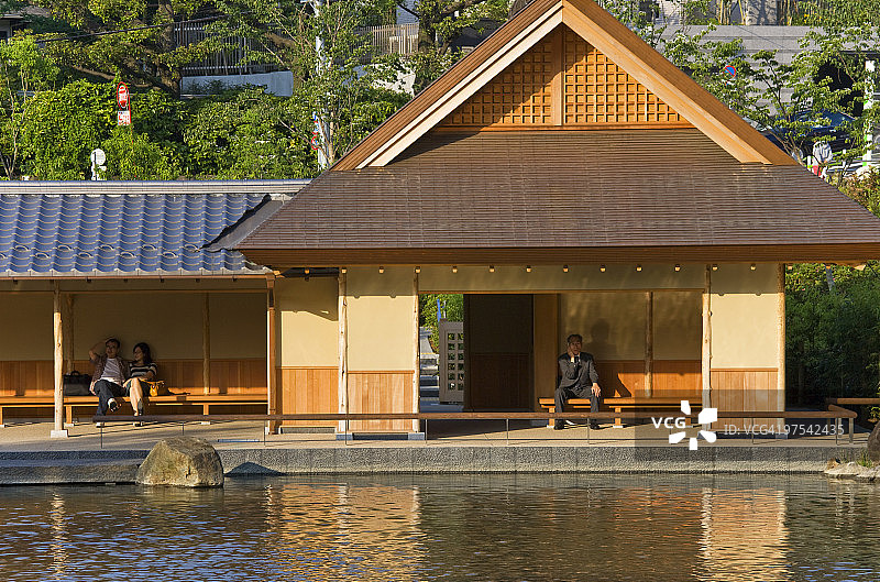 东京中城的桧町公园图片素材