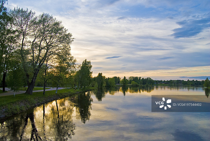 早春的桑德格伦图片素材
