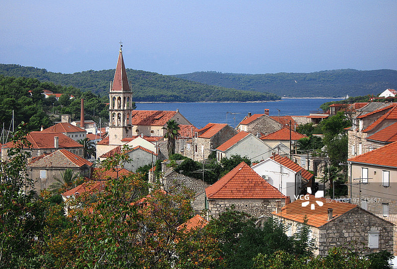 克罗地亚布拉奇岛米尔纳图片素材