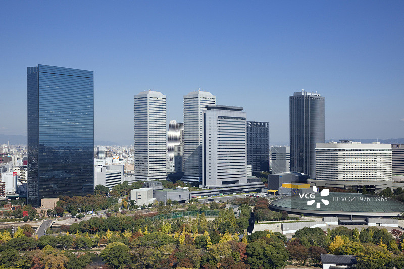 大阪中央区商务园区图片素材