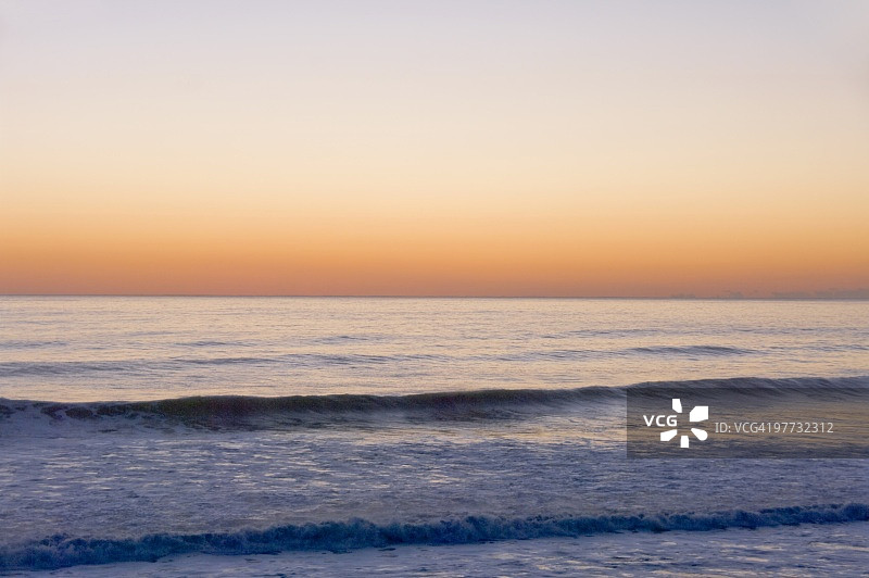 日本茨城县大洗町大洗的日落图片素材