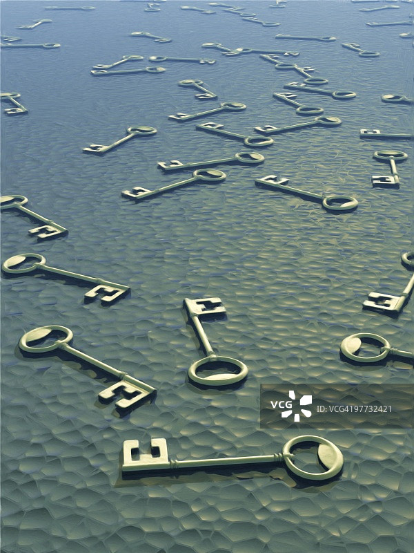 一大串钥匙图片素材