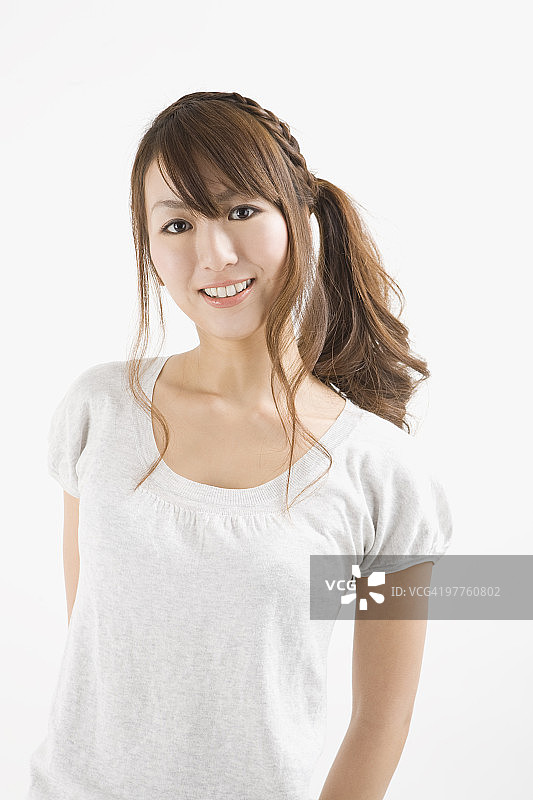 年轻女子的肖像图片素材