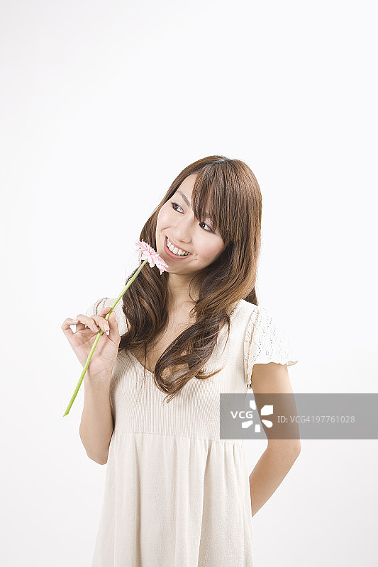 年轻女子的肖像图片素材