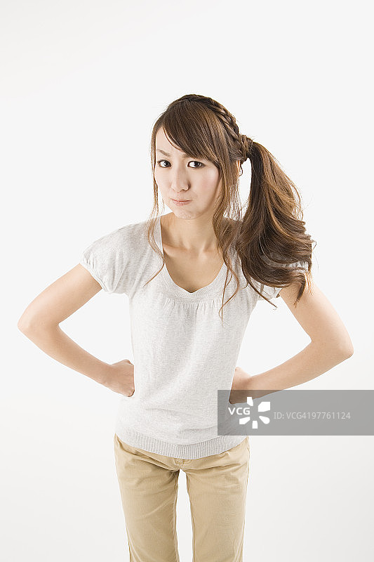 年轻女子的肖像图片素材