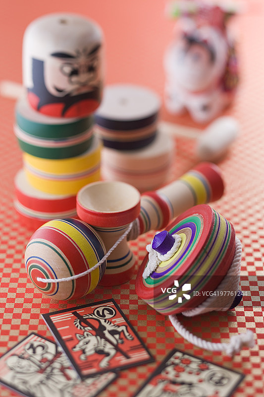 日本新年玩具图片素材