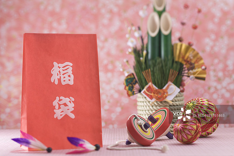 福袋和门松图片素材