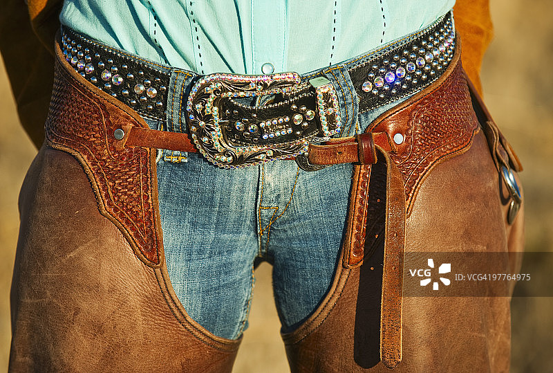 牛仔的护腿图片素材