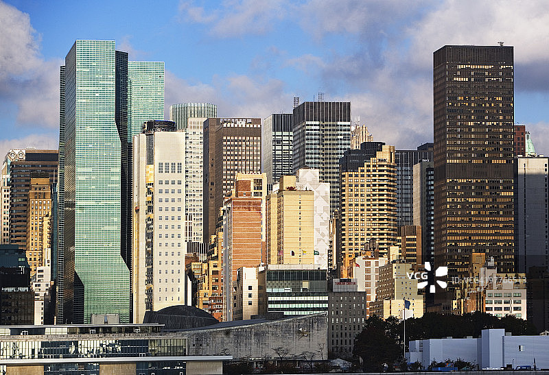 水岸城市景观图片素材