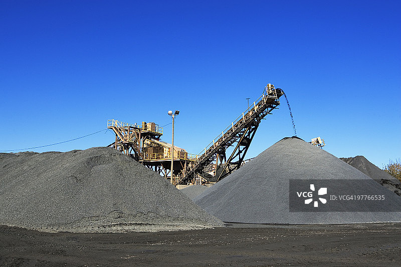 砾石堆图片素材