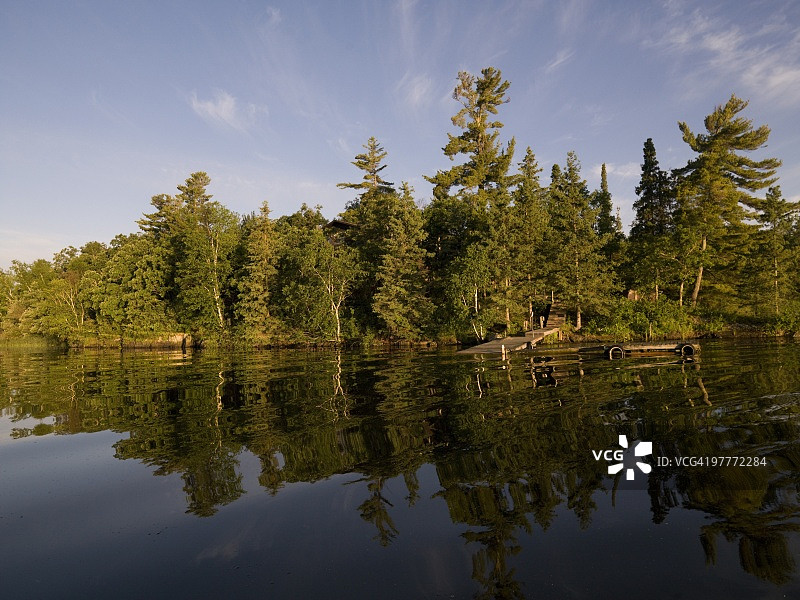 加拿大安大略省伍兹湖图片素材