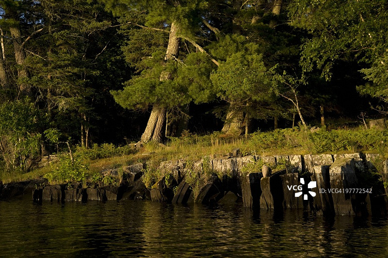 宁静的湖面场景图片素材