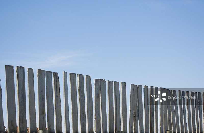 白色栅栏图片素材