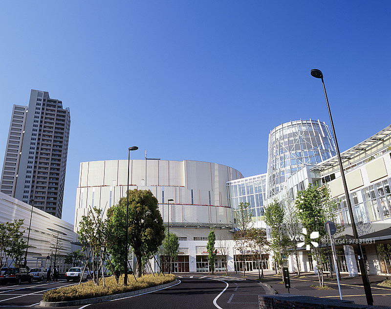 日本千叶县柏市柏之叶校园站图片素材