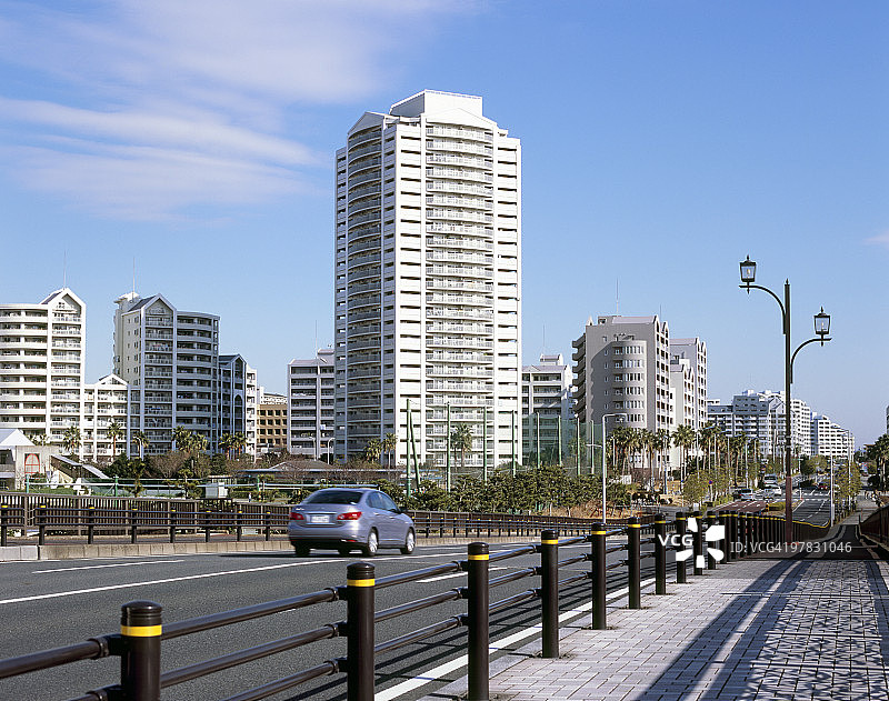 日本千叶县浦安市新浦安图片素材
