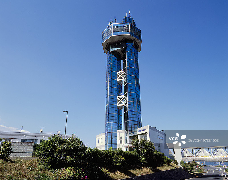 日本千叶县铫子市的銚子港塔图片素材