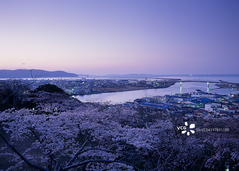 日和山公园，石卷市，宫城县，日本图片素材