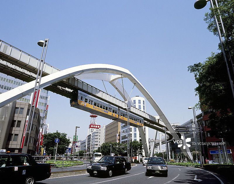 日本千叶都市单轨图片素材