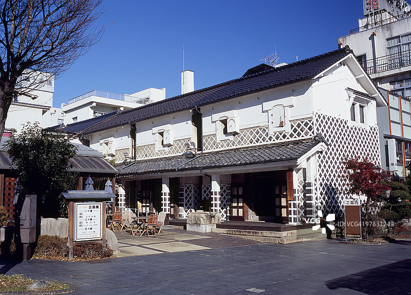 日本长野县饭田市三连藏图片素材