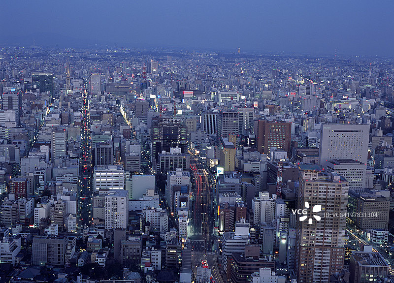 日本爱知县名古屋夜景图片素材