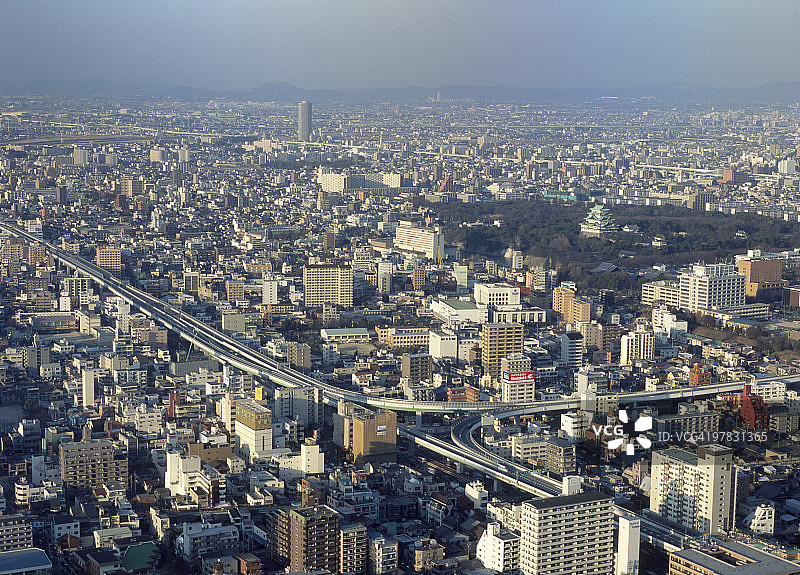 日本爱知县名古屋城市景观图片素材