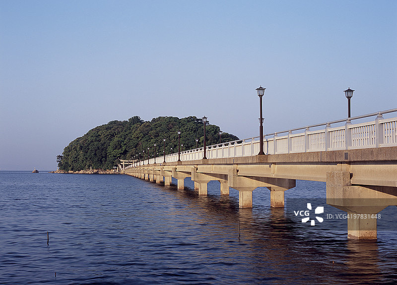蒲郡市竹岛，爱知县，日本图片素材