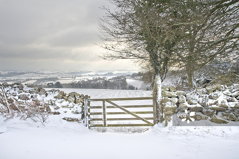 从海托谷眺望伊尔辛顿图片素材