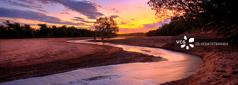 西澳大利亚州菲茨罗伊河图片素材