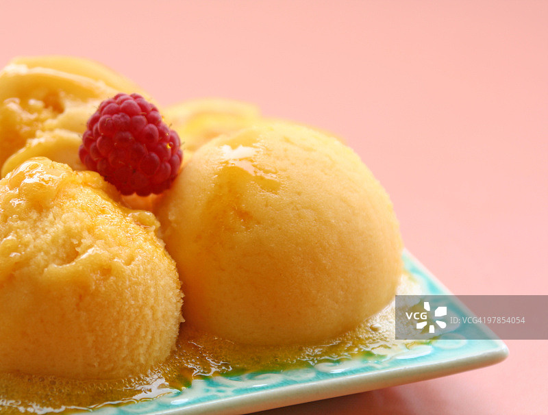 橙色冰糕图片素材