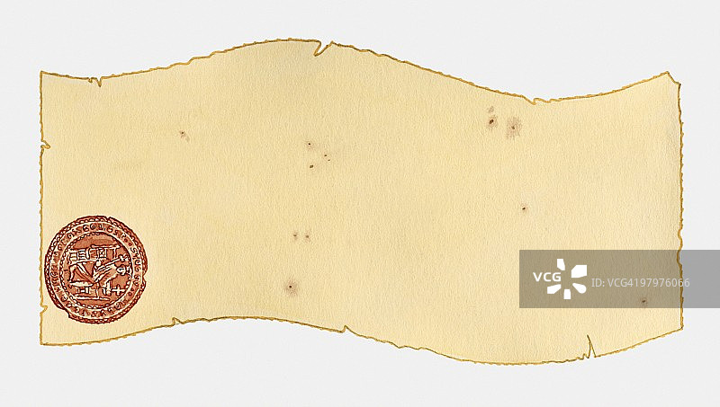 哈布斯堡印章手稿插画图片素材