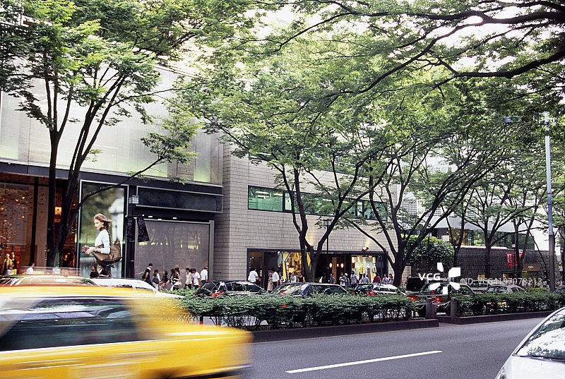 日本东京表参道城市风光图片素材