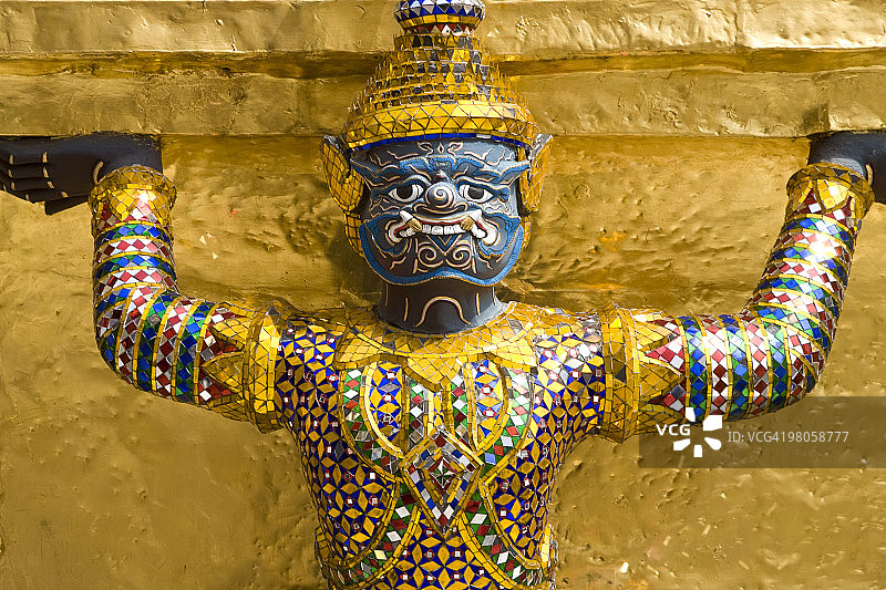 曼谷大皇宫与玉佛寺图片素材