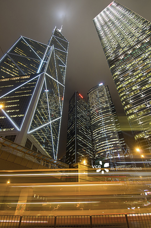 香港摩天大楼群图片素材