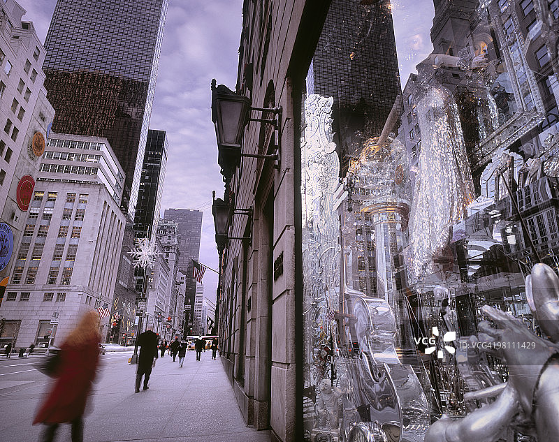 纽约第五大道的圣诞节图片素材