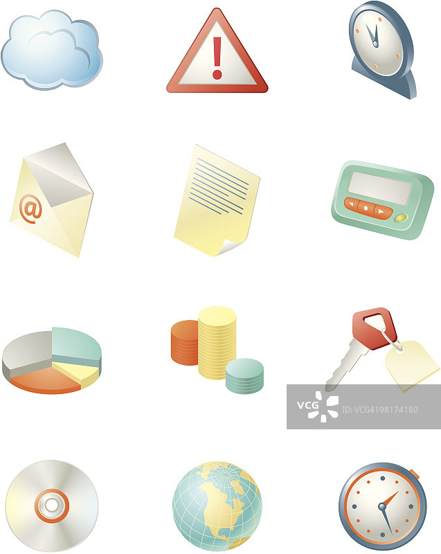 信息图标集图片素材