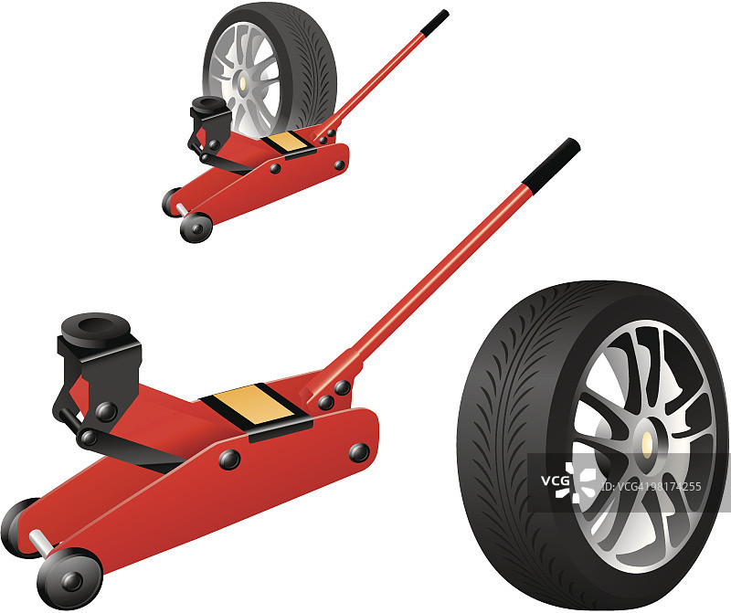 更换轮胎图片素材