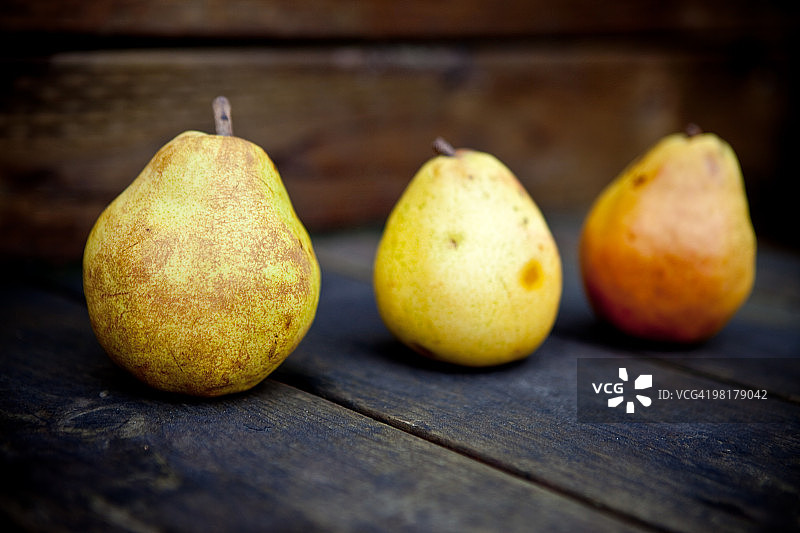 三颗梨图片素材