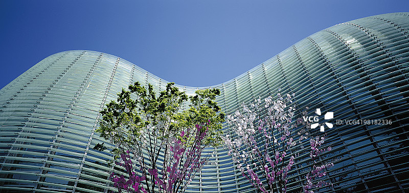 东京国家艺术中心外墙图片素材