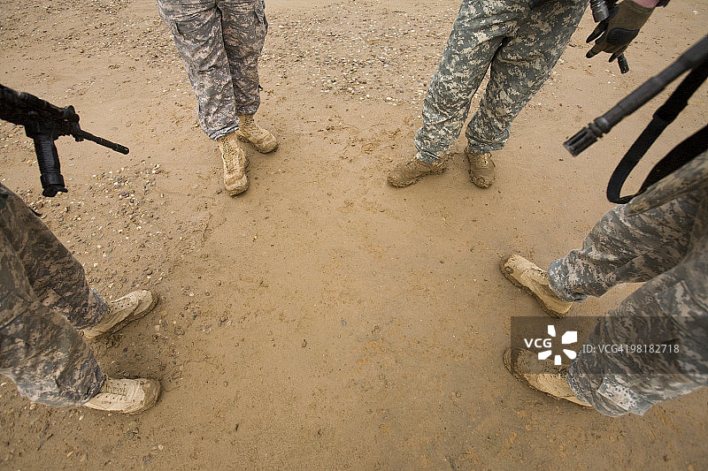 驻伊拉克北部美军士兵图片素材