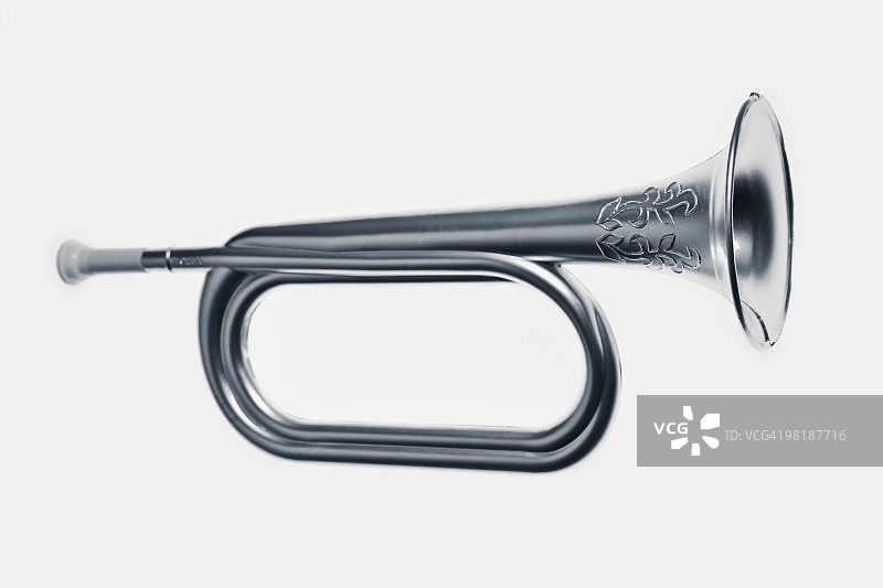 塑料银色喇叭图片素材