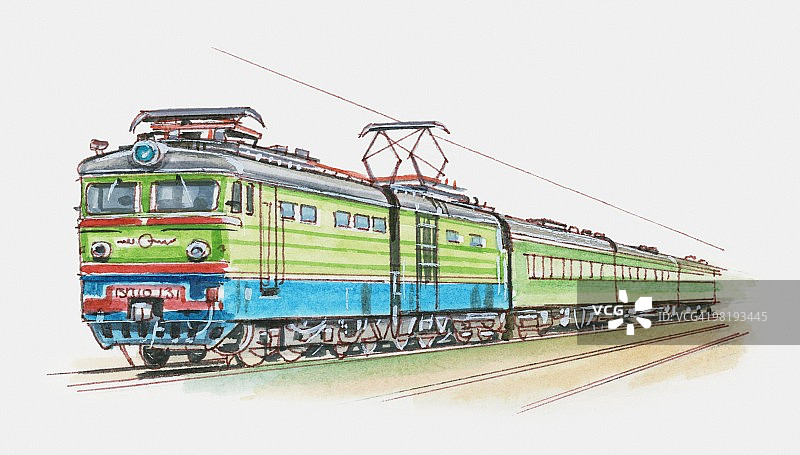 Trans-Siberian Express列车图片素材